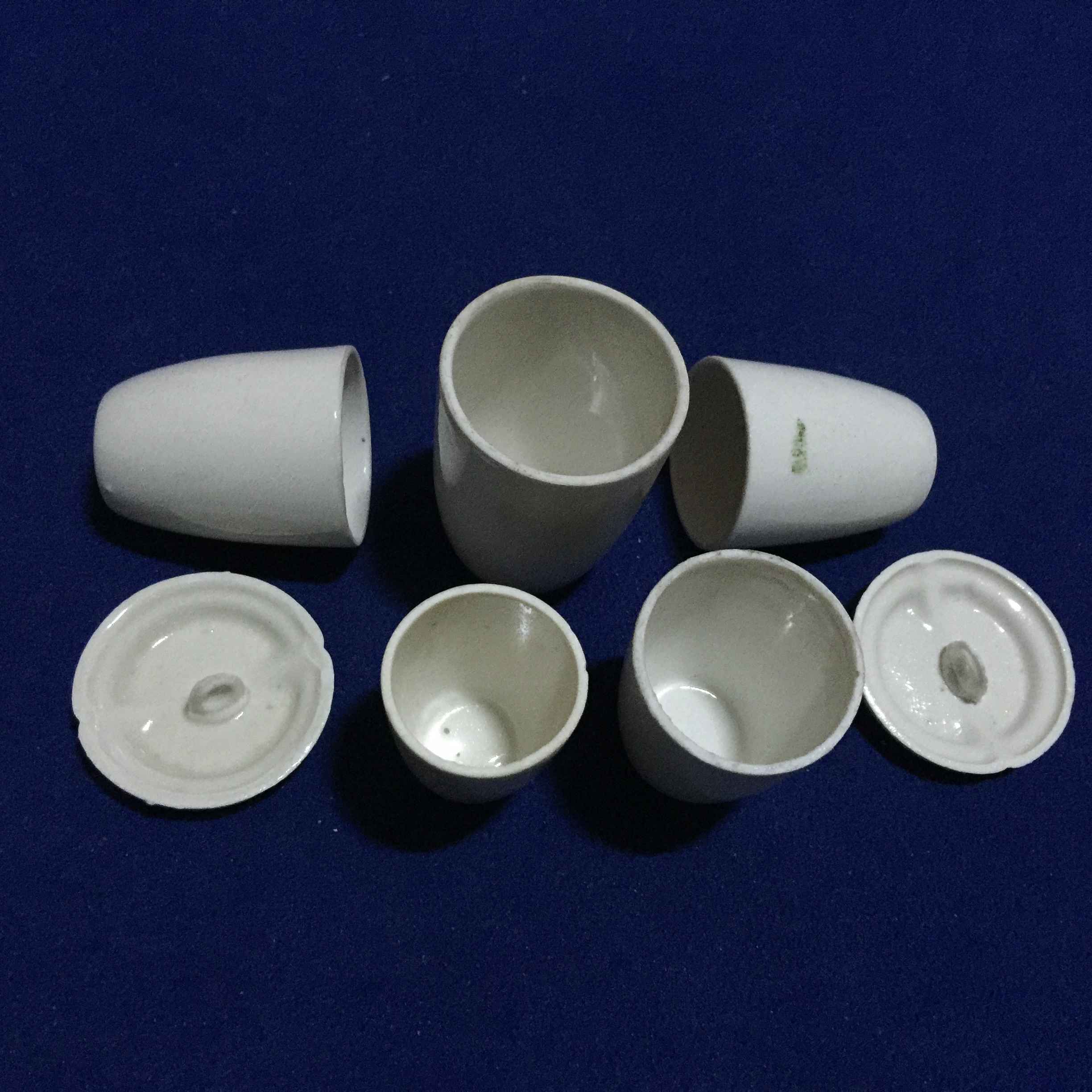 Volatile content determination crucible 30ml Coal Coal quality analysis special type Tangshan Kaiping Jidong Chemical Porcelain Factory