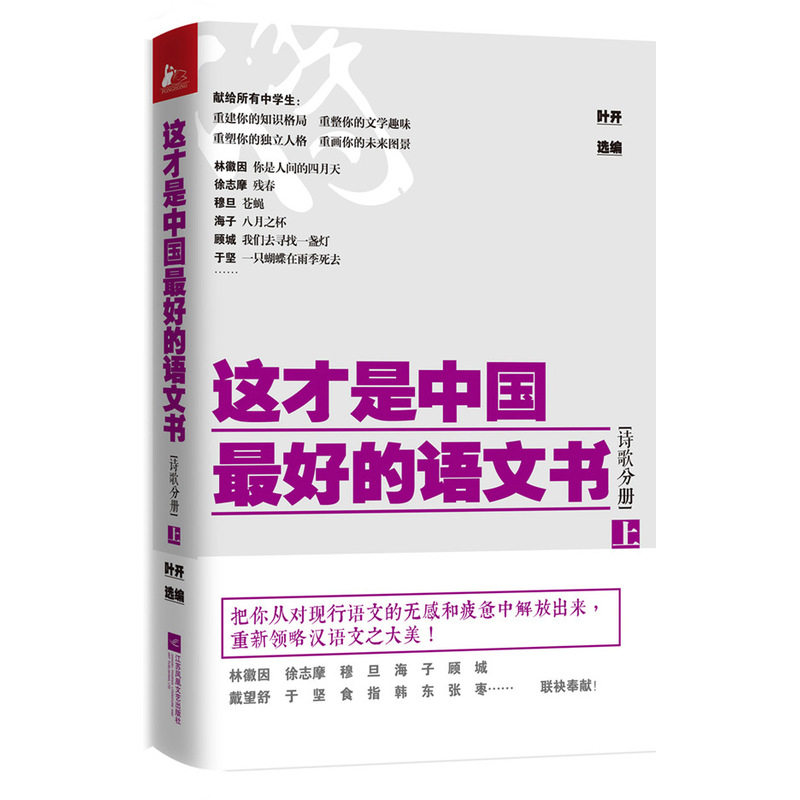 这才是中国最好的语文书(诗歌分册)(上) 叶开【新华书店正版】 正版图书 叶开
