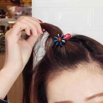 South Korea imports GRAIN de BEAUDE AZNAVOUR hair adorned with small flower duckbill clip hairpin clip