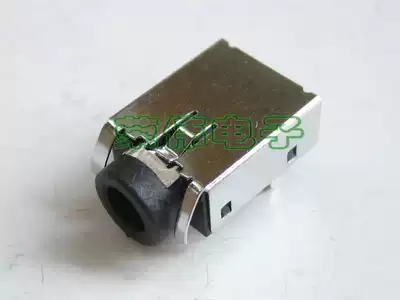 JACK 3 5 headphone socket two-channel audio socket 6P black tape shielded shell Normally open Normally closed