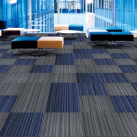 Huade Classic Pinstriped Tapestry Văn phòng Phòng họp Khối phòng ngủ Khâu thảm Bảo vệ môi trường thảm chống trượt