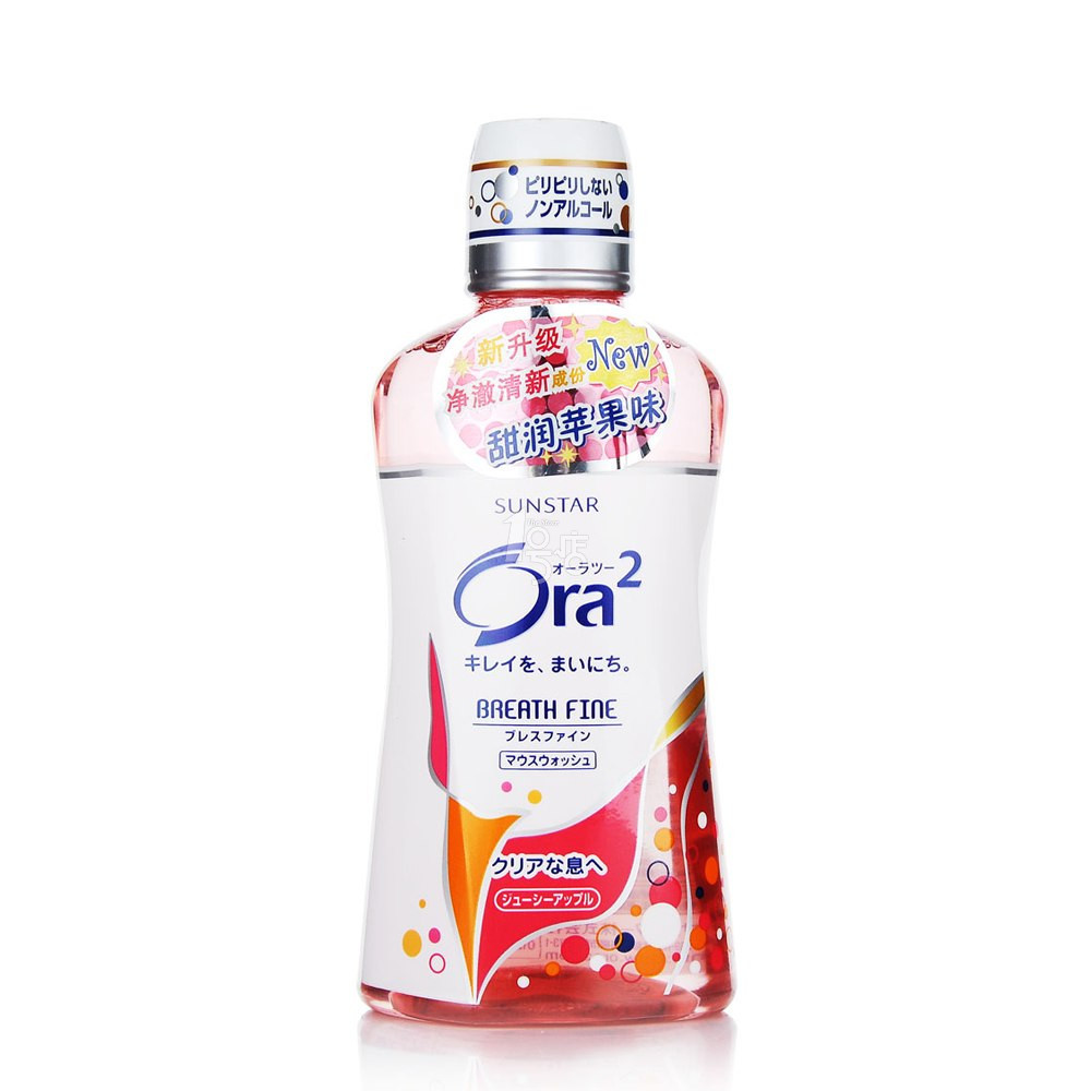 皓乐齿 净澈气息漱口水 甜润苹果 460ml 日本
