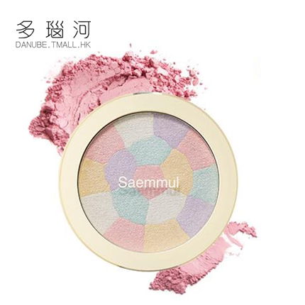 The Saem得鲜五彩腮红高光阴影粉 花蜜多彩提亮持久自然修容