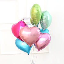 18 inch aluminum film heart-shaped balloon love aluminum film balloon wedding party decoration 10 inch aluminum film love balloon