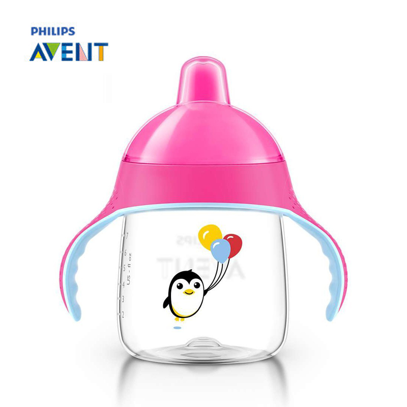 美国飞利浦AVENT 新安怡 防胀气容易拿 企鹅 12月+宝宝 奶瓶260ml