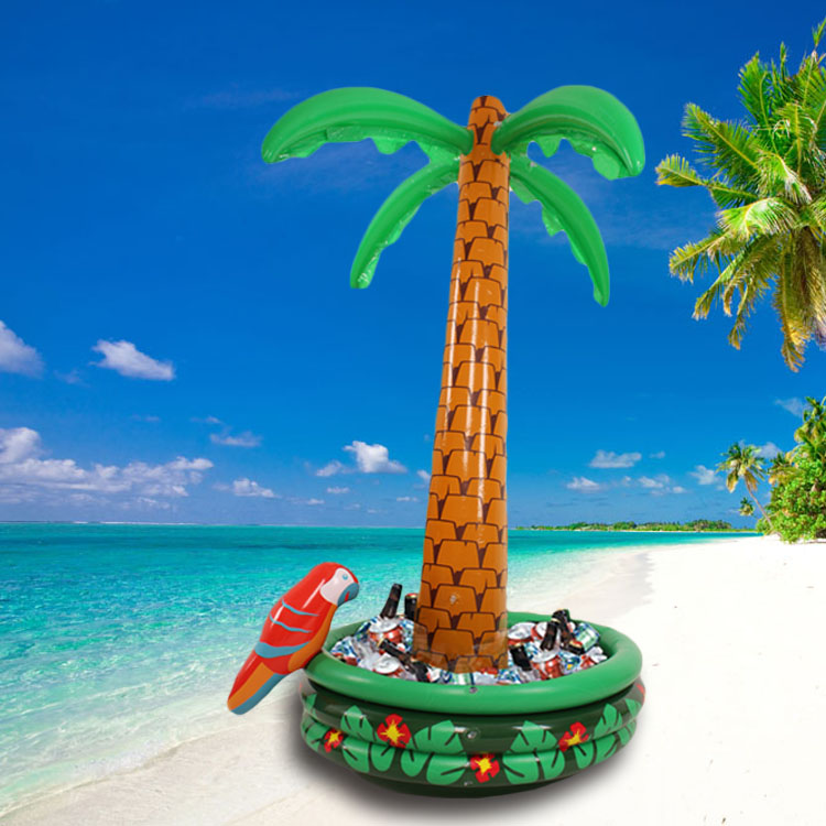 Inflatable Coconut Tree Ice Bucket Base Festive Items Events Decoration Home Furnishing Props 1 8m Toy Balloons Outdoor