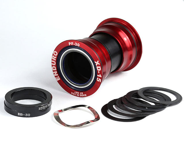 ENDURO XD-15 PF30 BB86 92 Ceramic center axis BB group
