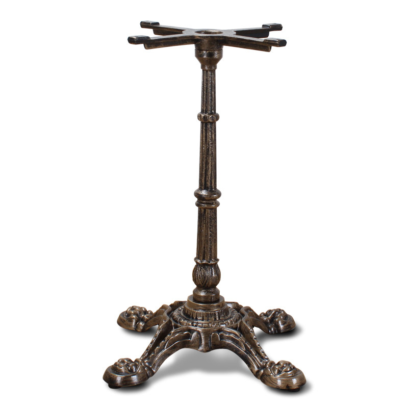 Cast iron tiger claw dining table rack Retro Western restaurant dining table table feet Cafe Marble table rack Bronze table legs