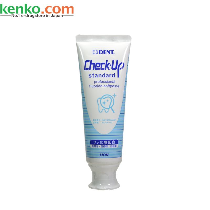 日本进口狮王LION龋克菲Check-Up日常护理牙膏120g 成人 防蛀齿