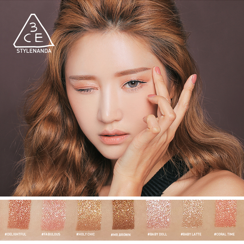 STYLENANDA官方 3CE POT EYE SHADOW 闪亮珠光 单色眼影