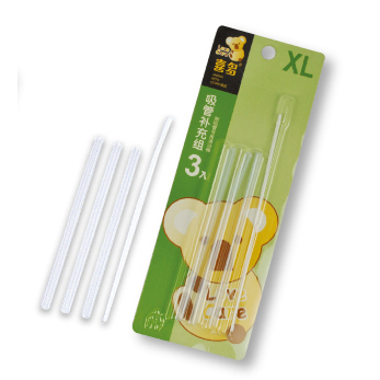 喜多吸管组补充组3入-XL 奶瓶吸管组使用 奶瓶配件 吸管配件