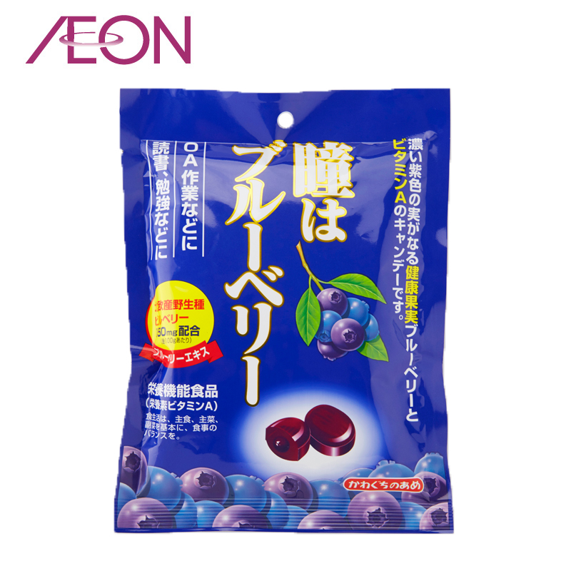 【AEON】日本川口製菓 蓝莓味糖果100g