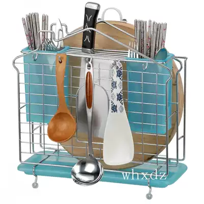 Cherry Blossom Show Multifunctional Roof Blade Chopsticks Chopsticks Drain rack Non-stainless Steel Kitchen Hangers Storage