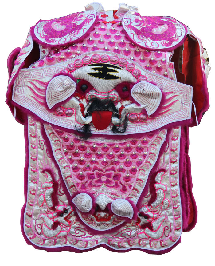 Religious Supplies Tianlong embroidery Taiwan silver shallot cloth convex embroidered electric sound Three taiko Bundesliga opening store Keio performance tour god