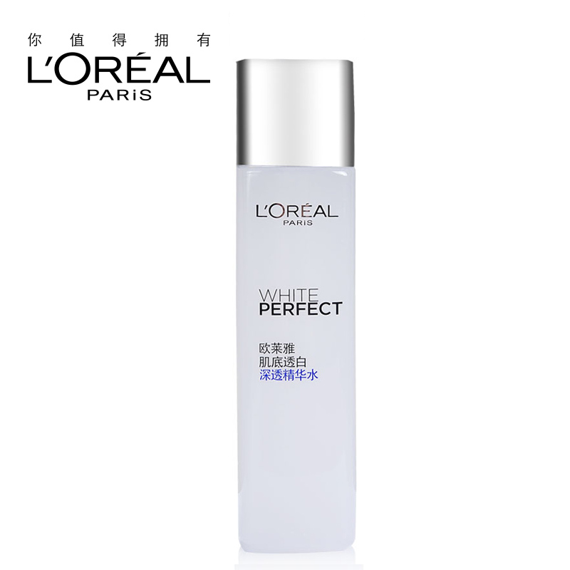 loreal欧莱雅正品 肌底透白深透精华水175ml 美白保湿滋润L