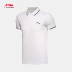 Li Ning áo ngắn tay polo nam mới thể thao loạt cuộc sống ve áo đan ngắn mùa hè thể thao áo polo lining Áo polo thể thao