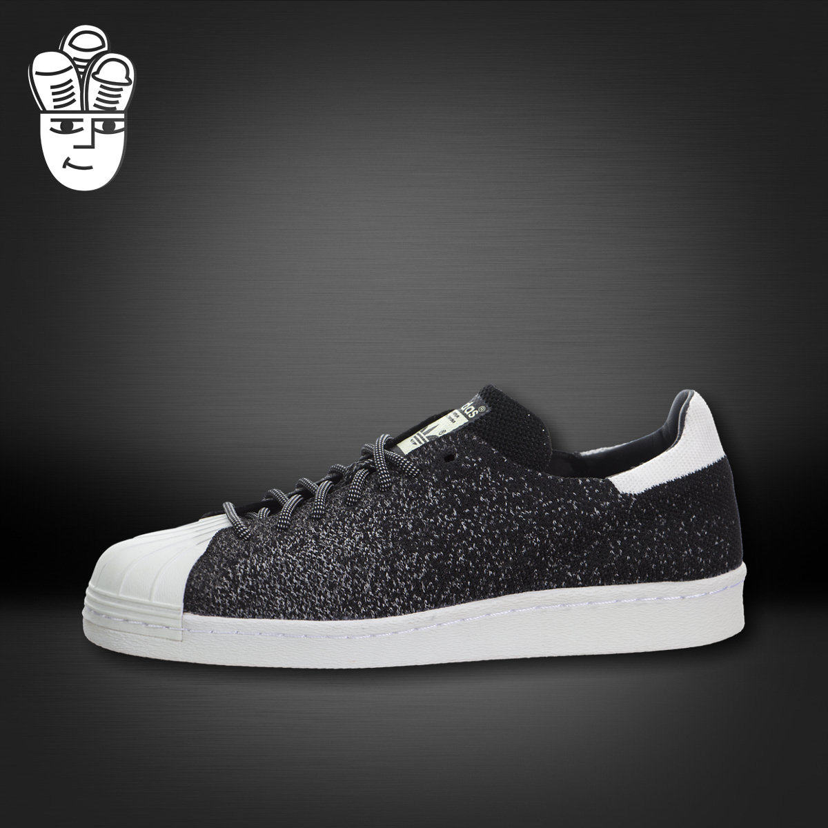 阿迪达斯Adidas Superstar三叶草男子复古板鞋 经典贝壳头d65536