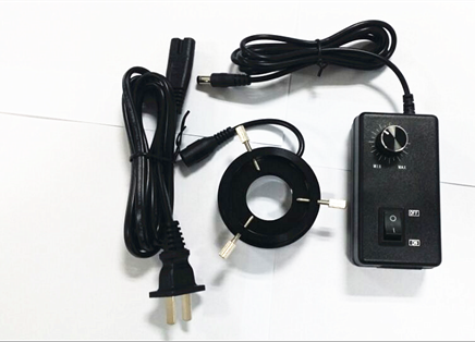 Metal Lamp Holder Small Inner Diameter 28 47 Single Cylinder Film Industrial CCD Microscope LED Ring Light Source Adjustable Light