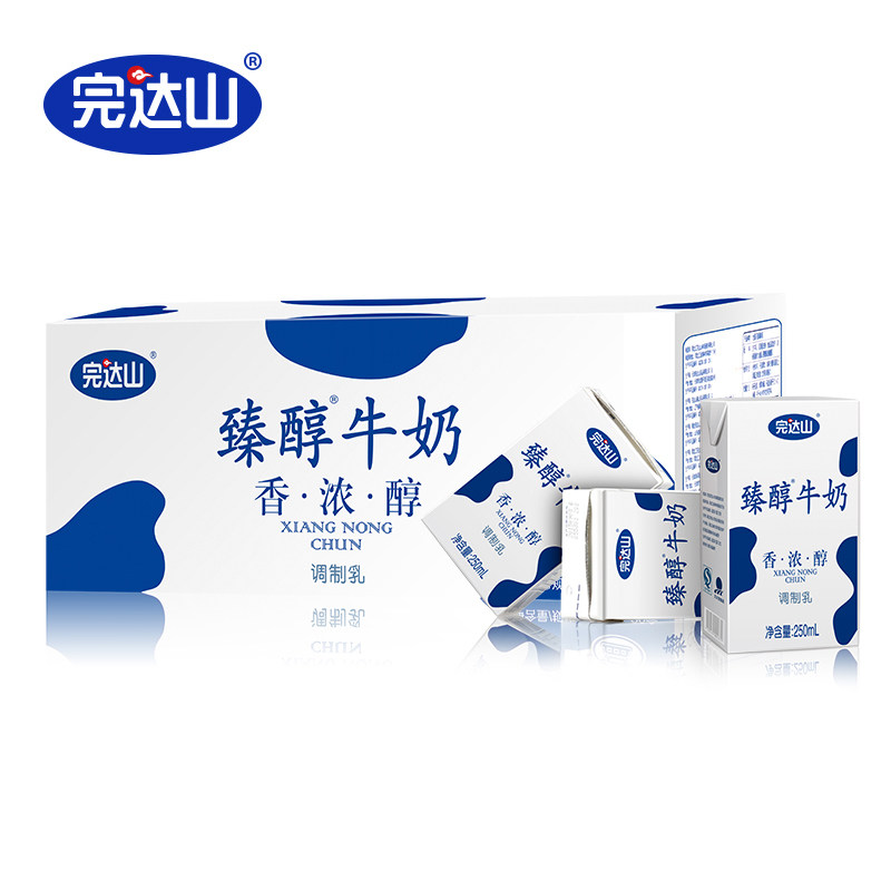 【天猫超市】完达山牛奶 臻醇牛奶250ml*16盒/提 盒装牛奶