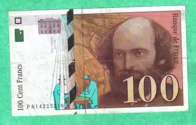 France 1997 100 francs see baby details