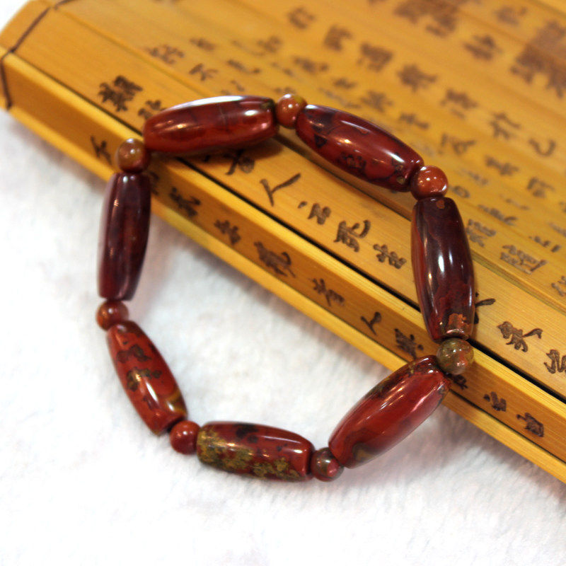 Northern Ticket on Ancient War Country Red Hanauo Men and Ladies Transfer Bears Oval Bracelet Bracelet Play