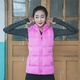 Chạy bộ thể thao ngoài trời ấm áp không gian dây kéo mỏng cotton vest vest nữ mùa thu đông áo thun lạnh the thao nam Áo thể thao