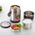 bình đựng cơm giữ nhiệt Thực phẩm cấp 304 ba lớp công suất lớn chân không cách nhiệt thùng nhiều lớp nồi cơm bằng thép không gỉ cách nhiệt hộp cơm trưa - Hộp cơm điện sưởi ấm hộp com lock and lock cắm điện Hộp cơm điện sưởi ấm