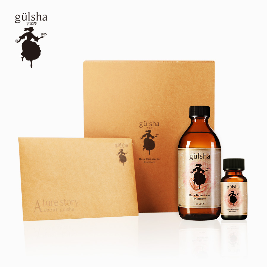 古尔莎千朵晨露玫瑰礼盒200ml+30ml 包邮保湿补水提亮 土耳其原装