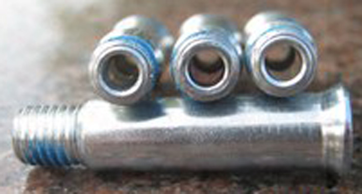 In-line skates flat shoes speed skates nail single-sided nail skate screw hollow through steel nail