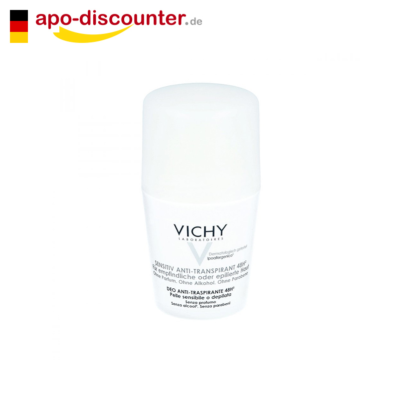 Vichy/薇姿48小时爽身抗汗走珠 50ml德国直邮