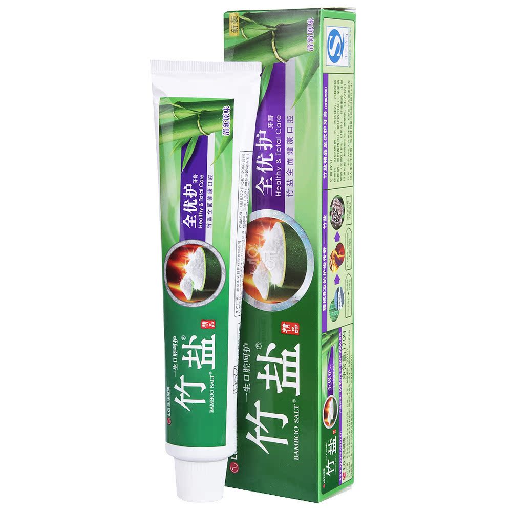 竹盐精品全优护牙膏170g 一号店BAMBOO SALT保护牙齿坚固牙釉
