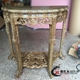 Cánh gà bằng gỗ hình bán nguyệt bàn gỗ gụ đồ nội thất hiên nhà hoa một số gỗ lê vàng châu Phi chạm khắc nửa mặt trăng nền tảng 0,8 m - Bàn / Bàn bàn ăn gỗ nguyên khối Bàn / Bàn