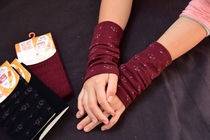 Foreign trade original single export to Japan autumn and winter warm knee braces far outer line heating cotton cotton men and women wool socks
