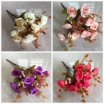 Persian small rose dried flower bouquet simulation flower set accessories accessories living room home flower arrangement photo props