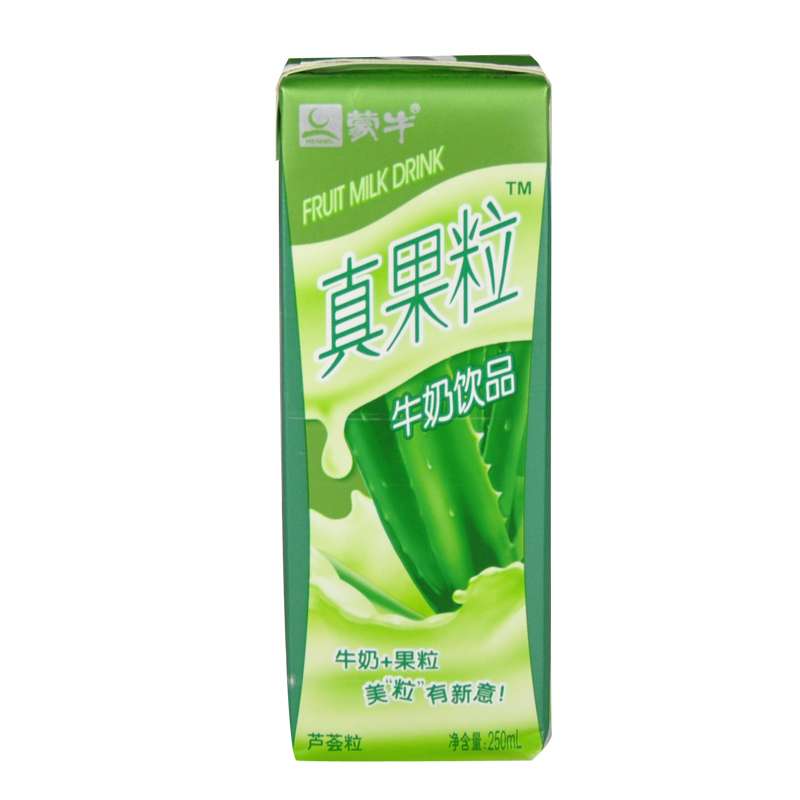 蒙牛 真果粒 牛奶(芦荟果粒) 250ml*12盒
