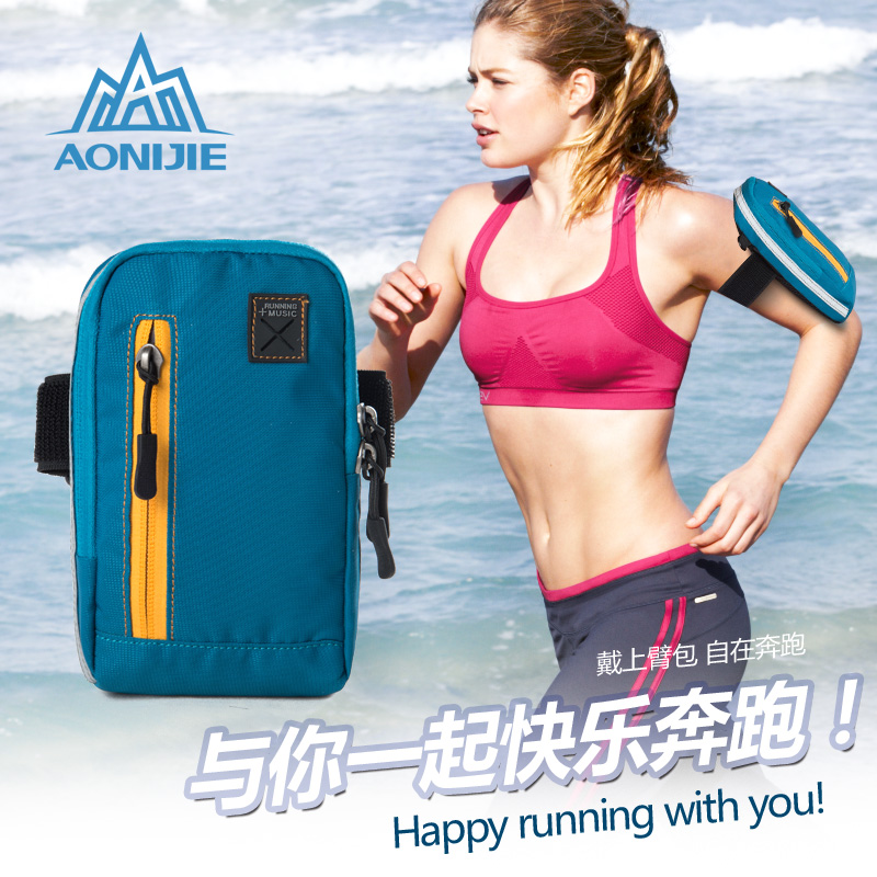Onijie Cycling Mobile Arm Bag Men and Women Running Wrap Waterproof Multi-functional Outdoor Sports Arm Bag Pocket