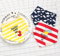 Fashion portfolio Baby Saliva towels Baby pure cotton thickened Cartoon Triangular Towel Scarf Bib waterproof without fluorescent