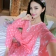 Mùa hè và mùa thu của phụ nữ cotton hai lớp cotton và đồ ngủ bằng vải cotton đặt ren kích thước lớn tháng quần áo quần dài tay quần nhà