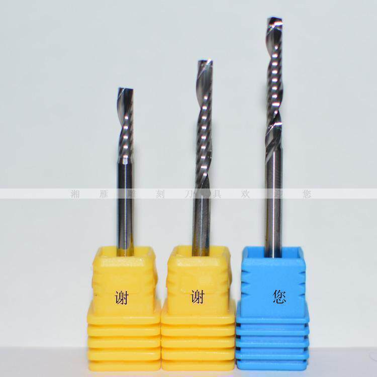 3 175 imported single-edged spiral tungsten steel milling cutter acrylic pvc advertising woodworking engraving machine tool right-handed professional