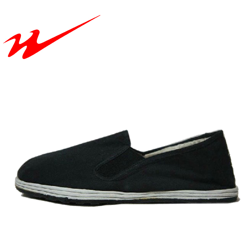 Double star men's and women's shoes pure handmade custom comfortable non-slip tire bottom thousand-layer bottom cloth shoes Tai Chi shoes practice shoes