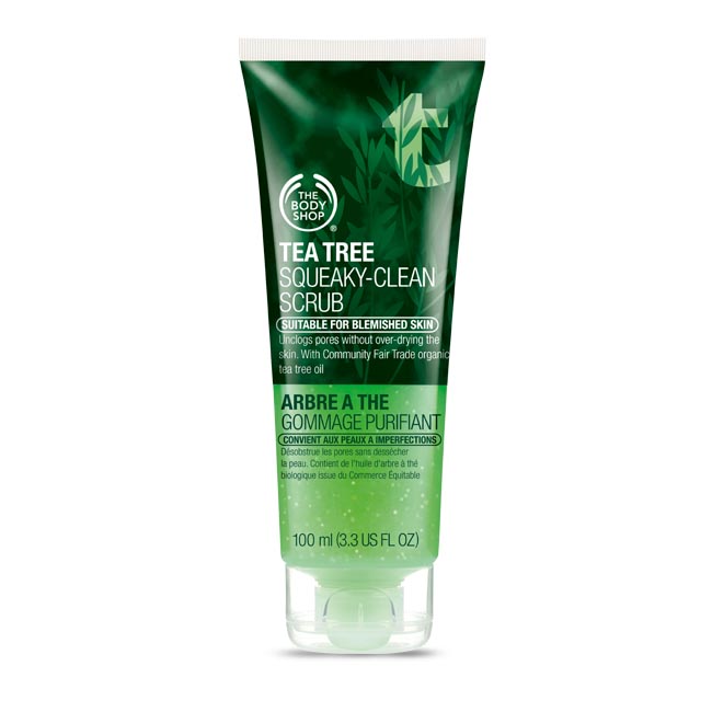 The Body Shop/美体小铺茶树轻柔磨砂膏 祛黑头去角质100ml