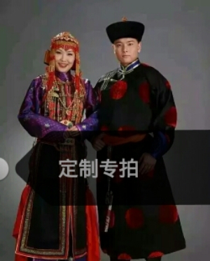 Custom-made special custom-made Mongolian costume Mongolian gown stage costume waiter uniform costume wedding dress