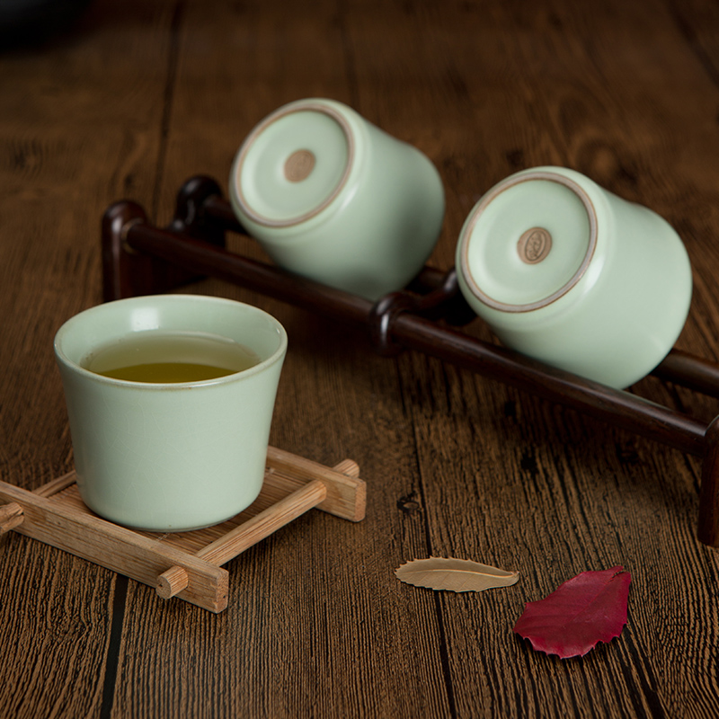 Beautiful home your up ceramic kung fu tea tea set purple sand cup cup sample tea cup bowl is all hand small triad cup