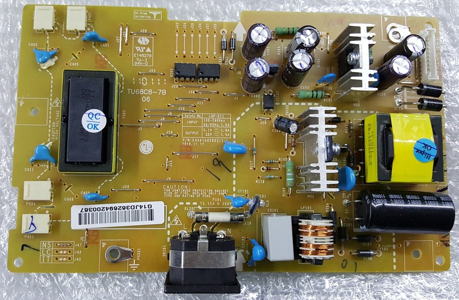 LG original W2240 power board LGP-011 power supply high voltage board EAX61682802 1 TU68C8-7B