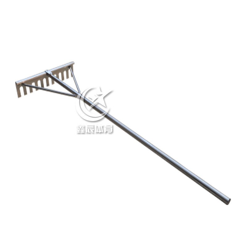 Promotion of new flat sand rake toothed sand rake track and field long jump competition flat sand flat sand ware high quality aluminum alloy sand turning tool