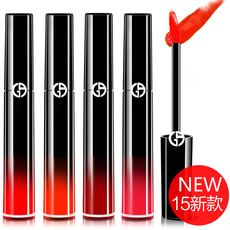 Armani/阿玛尼ecstasy lacquer 黑管唇釉唇彩唇膏  2015秋冬新品
