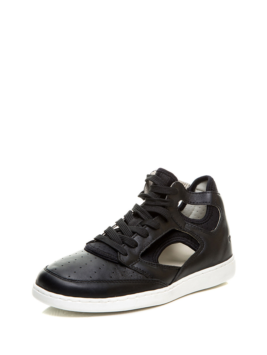 Dolce&Gabbana 黑色镂空冲孔休闲鞋