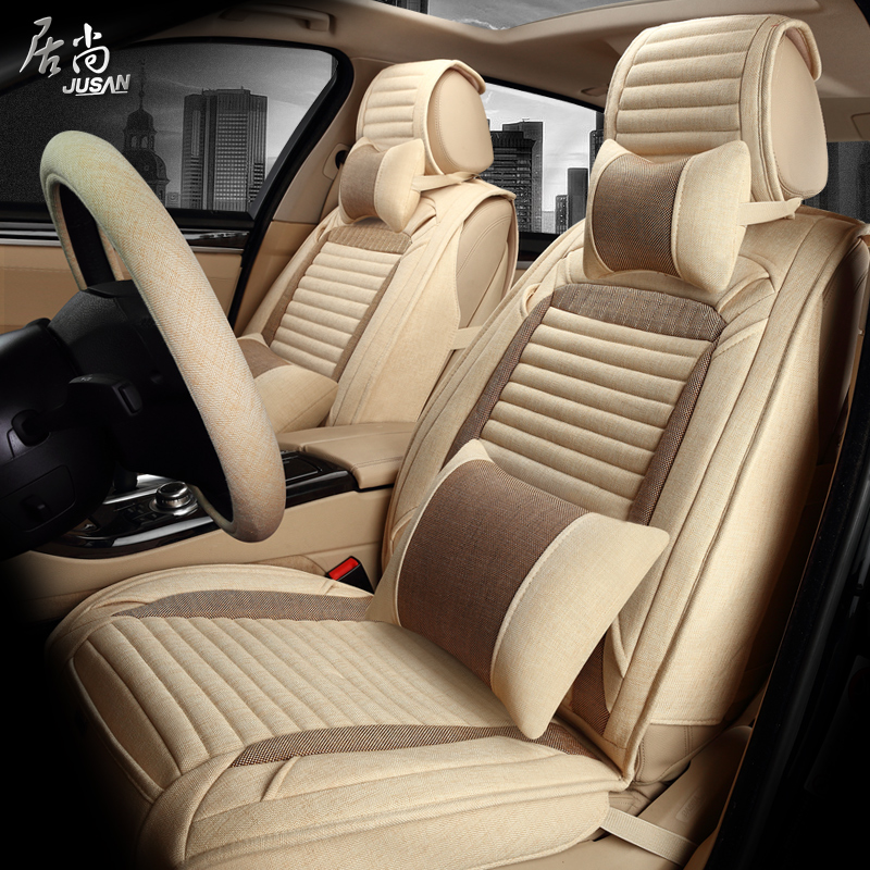 哈弗H1 H2 H5 H6 H6 H8 H9汽车坐套四季通用座套全包亚麻夏季新