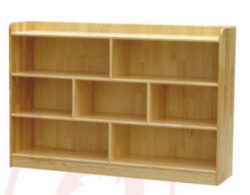 Early Education Parent-Child Garden kindergarten kids log toy cabinet storage cabinet finishing cabinet camphor pine wood toy rack