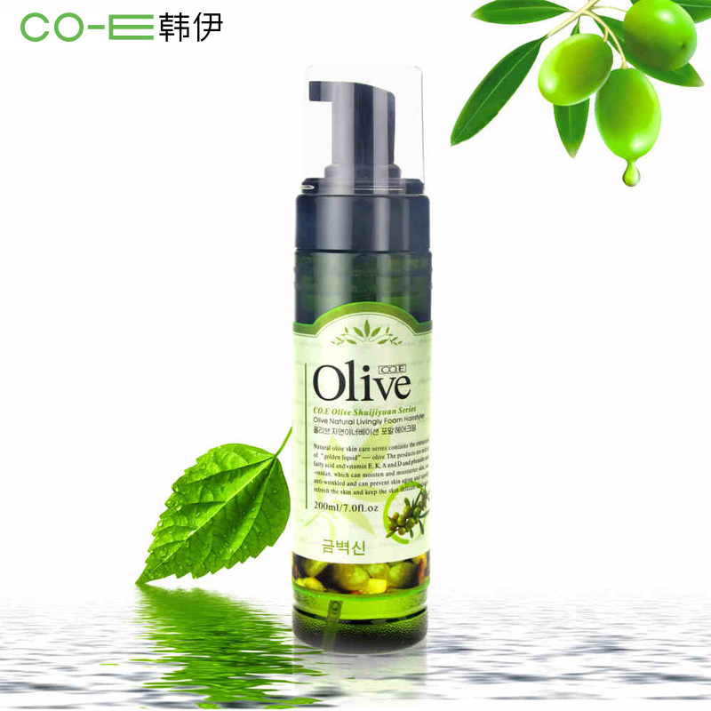 天猫正品！CO.E韩伊橄榄水肌源-弹性卷曲泡沫发腊200ml 发蜡 摩丝